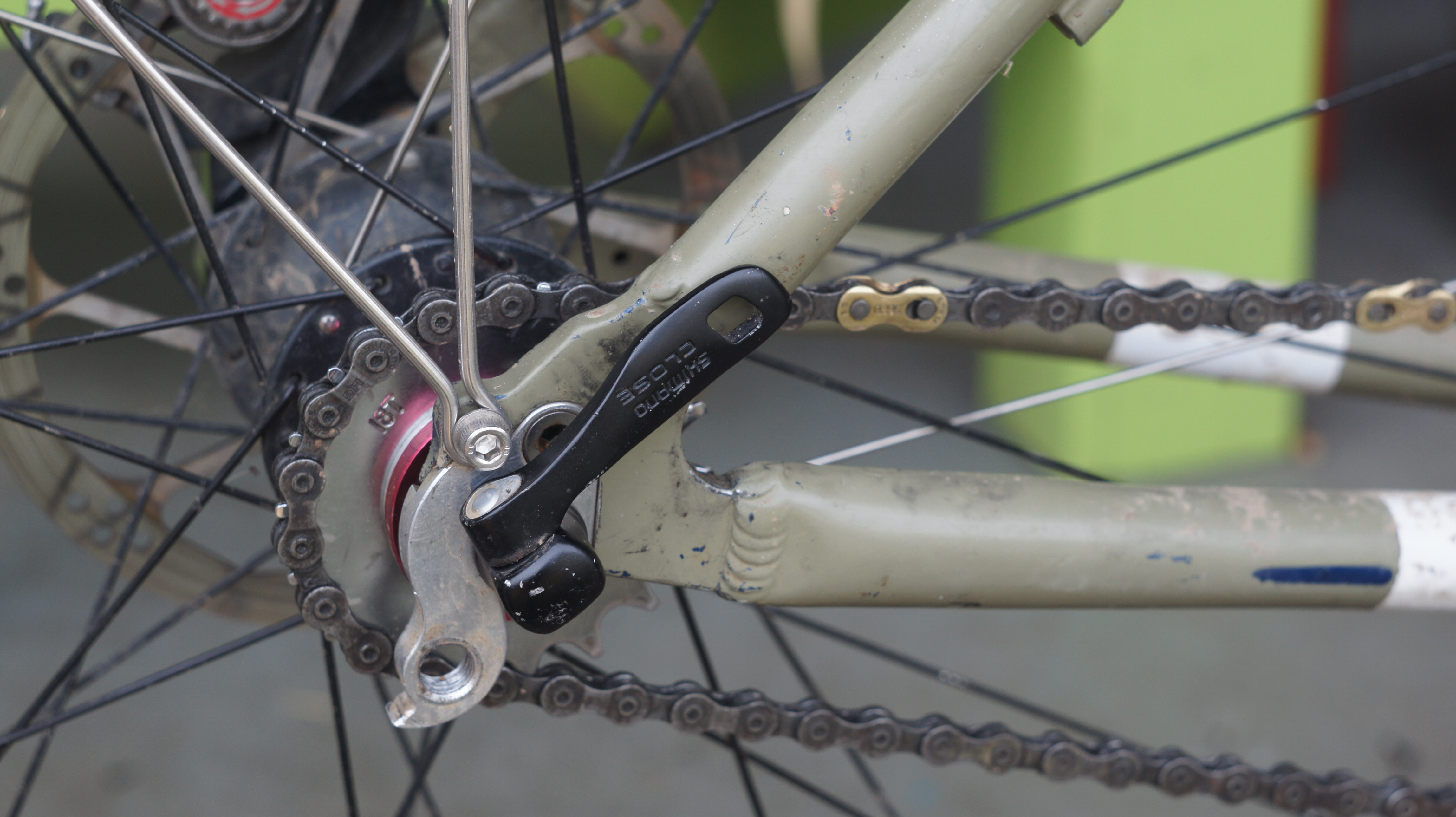 Removing the chain tensioner Bike Tinker