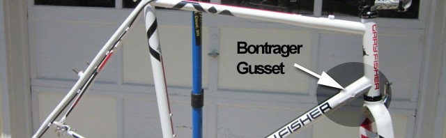 Bontrager gusset on a Gary Fisher
